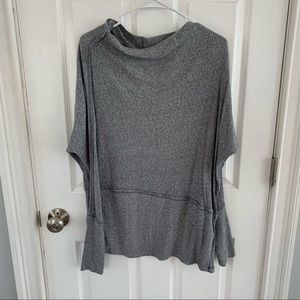 Free people Grey cowl neck sweater